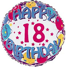 18th birthday balloon 18th birthday balloon