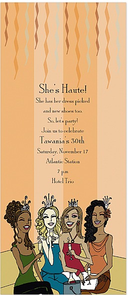 30th birthday invitation