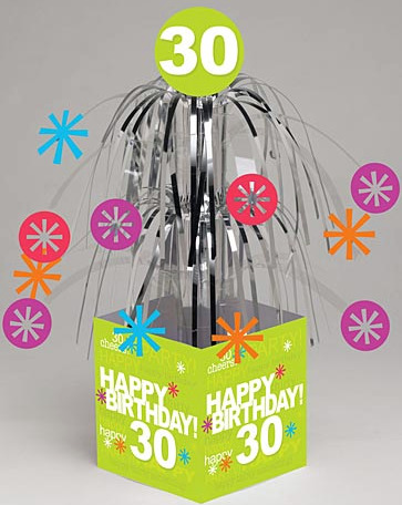 30th birthday party ideas centerpiece