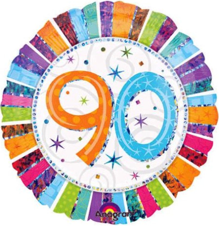 90th birthday party balloon