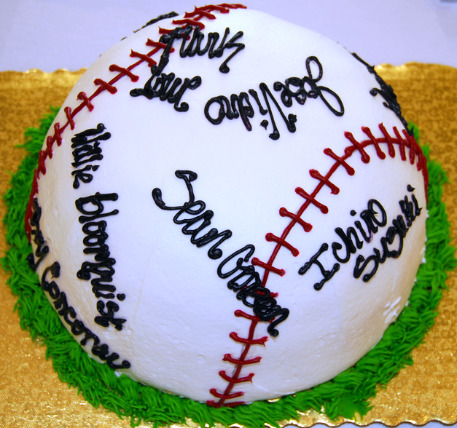 baseball cake baseball cake