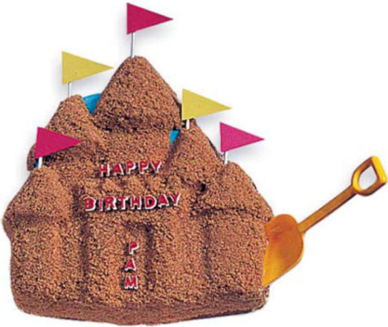 cake sandcastle