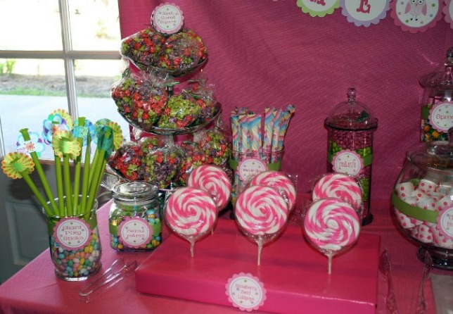 candy buffet