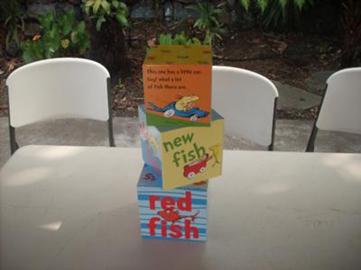 Dr. Seus Blocks Centerpiece
