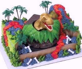 Dinosaur Birthday Cake