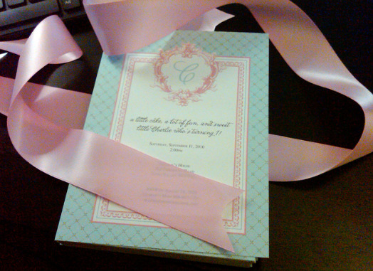 first birthday invitations