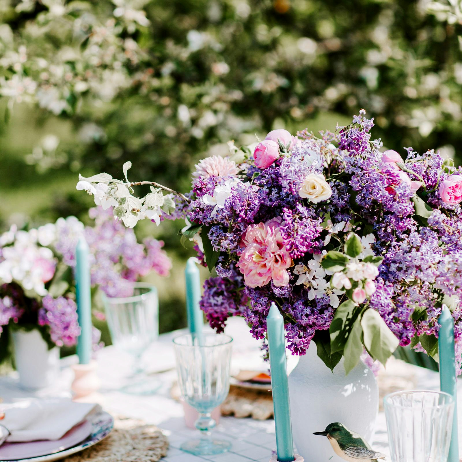 Garden Birthday Party Centerpiece Ideas