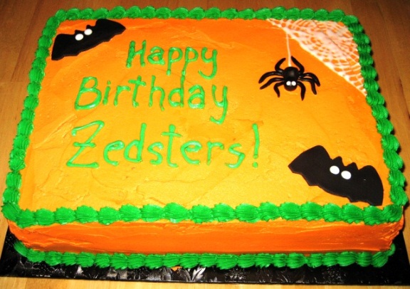 halloween birthday cakes