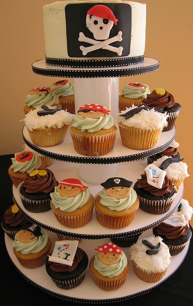 pirate party birthday cake