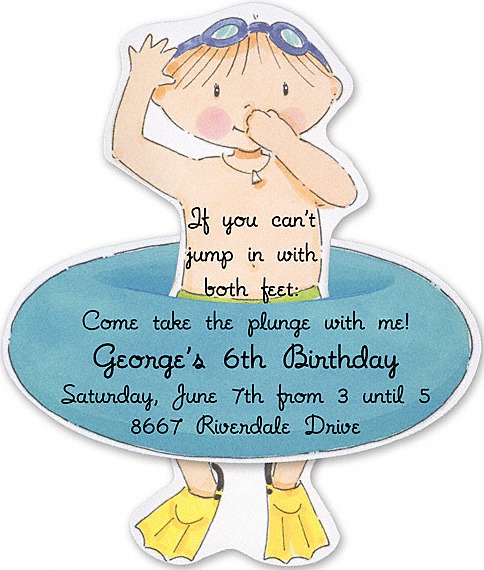 pool party invitations