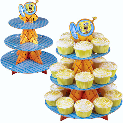 spongebob cupcake cake