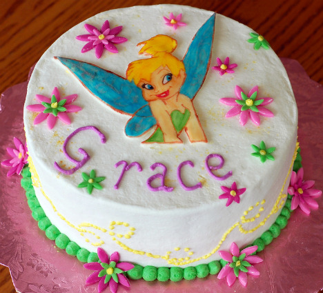 tinkerbell birthday cake