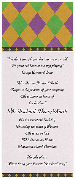Nostalgic Invitations