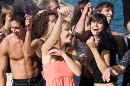 adult beach party