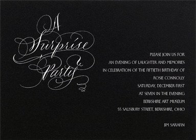 Adult Birthday Party Invitations