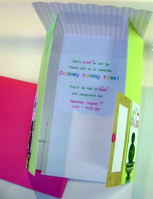 candy party invitations