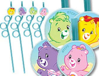 care bears straws