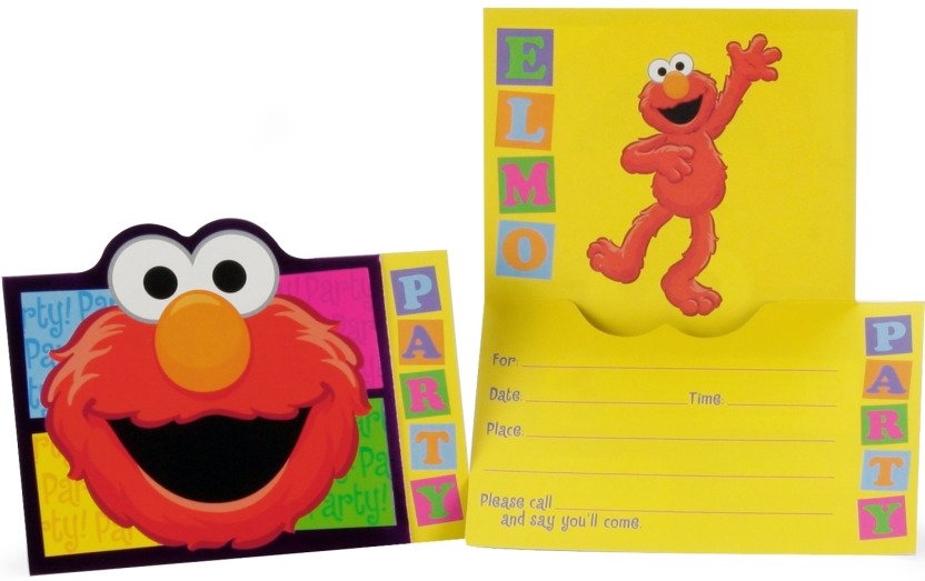 elmo birthday party ideas invitation