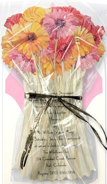 flowers invitation