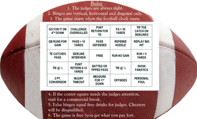 football bingo