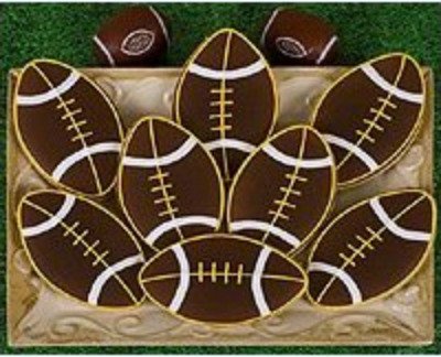 football cookies