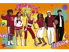 high school musical party poster