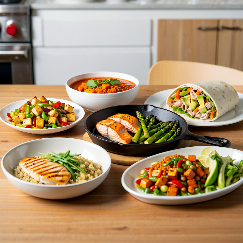 Easy healthy meals for busy people